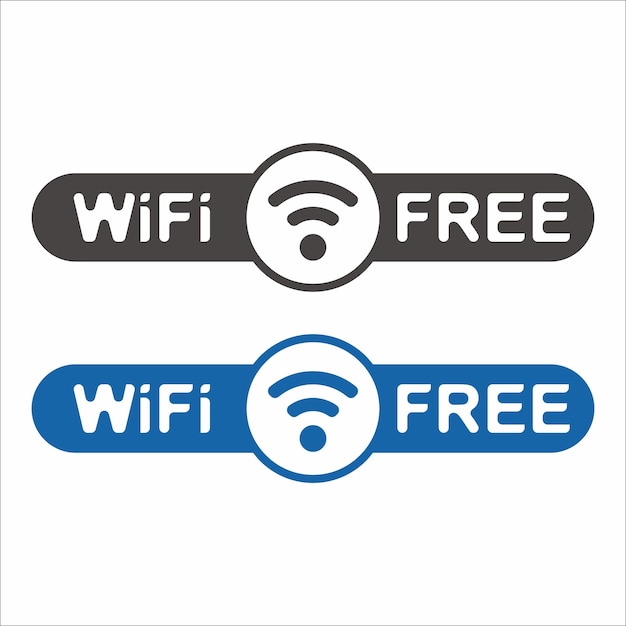 ein Logo für ein kostenloses WLAN wird oben angezeigt