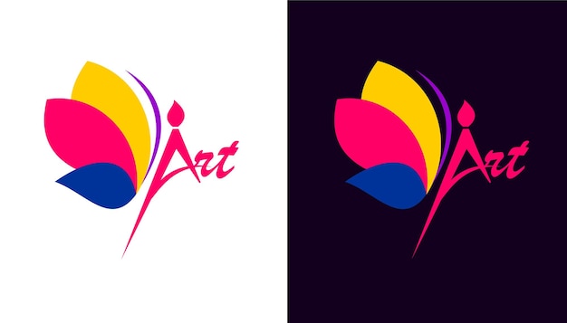 Ein Logo für ein Kunstlogo mit der Aufschrift „Kunstlogo“.