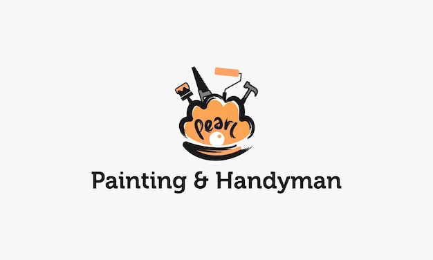 Ein Logo für einen Maler- und Handwerkerbetrieb