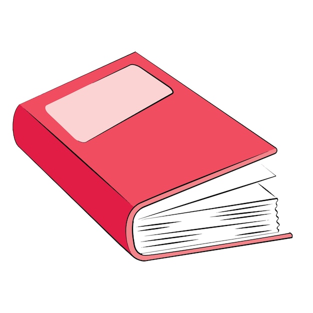 Ein Notebook auf weißem Hintergrund