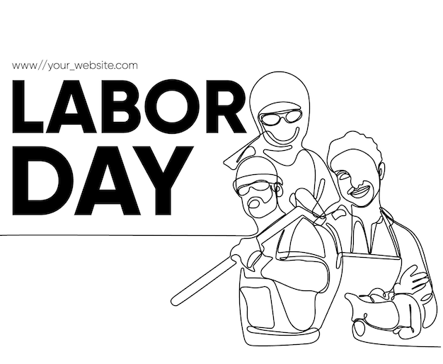 Ein Plakat mit der Aufschrift "Heute ist Arbeitstag".