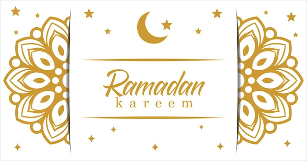 Vektor ein plakat mit der aufschrift ramadan kareem