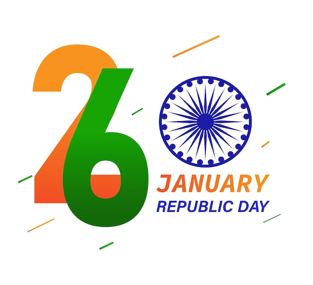 Ein Poster für den Republiktag Indiens