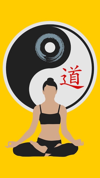 Ein poster für einen yoga-kurs namens yin yang.