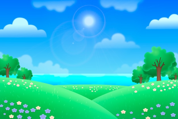 Ein realistischer Hintergrund für Frühlingsfeiern