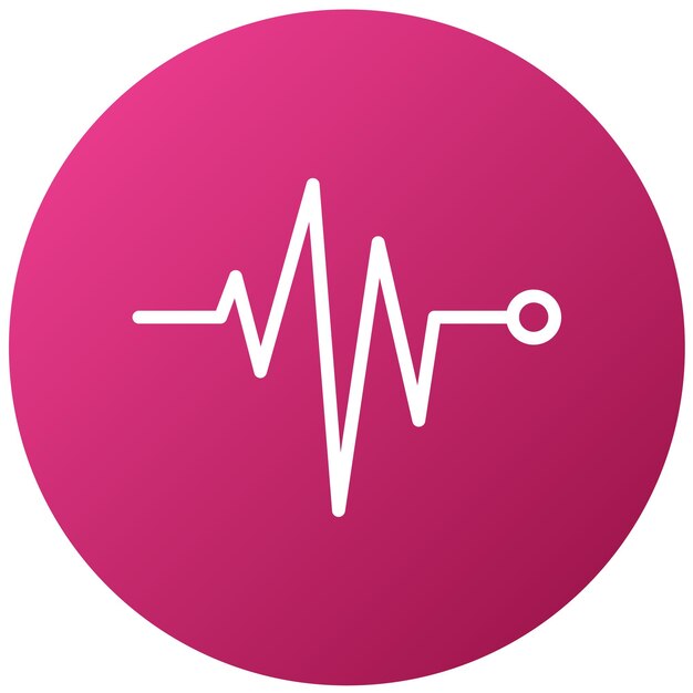Ein rosa logo mit zwei linien und einem symbol für ein logo, auf dem steht: