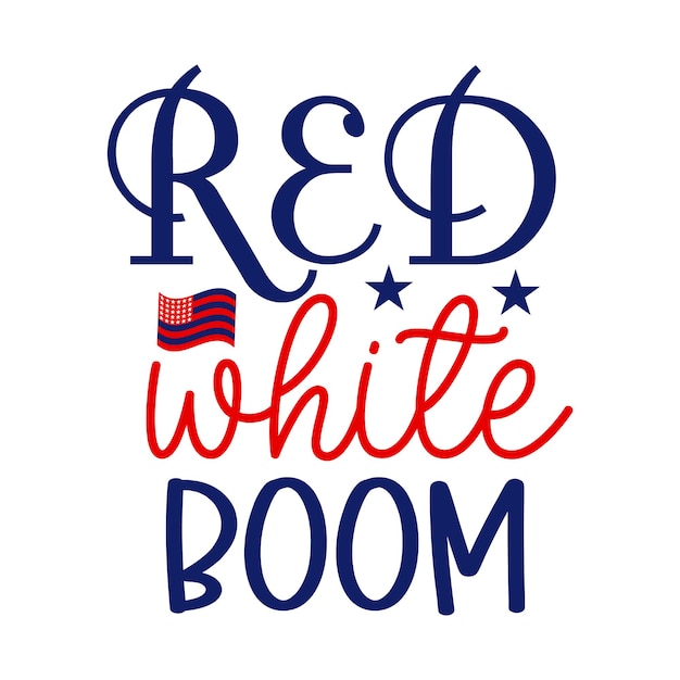 Vektor ein rot-weißes boom-poster mit der aufschrift „rot-weißer boom“.