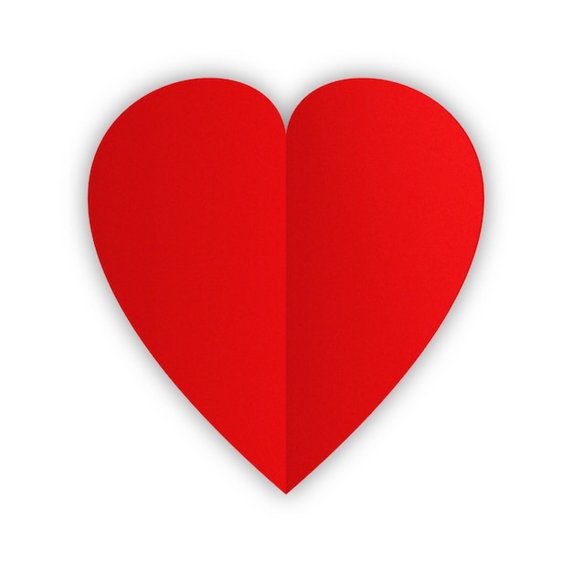 ein rotes Herz mit einem Herz darauf, auf dem steht "Liebe".