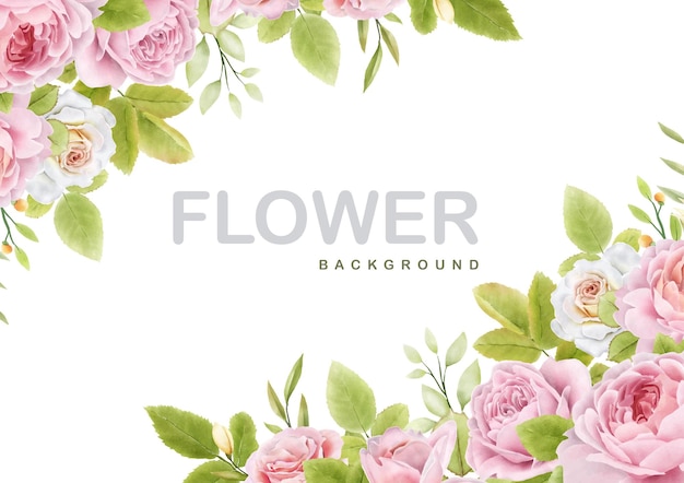 ein schöner Blumen-Design-Hintergrund