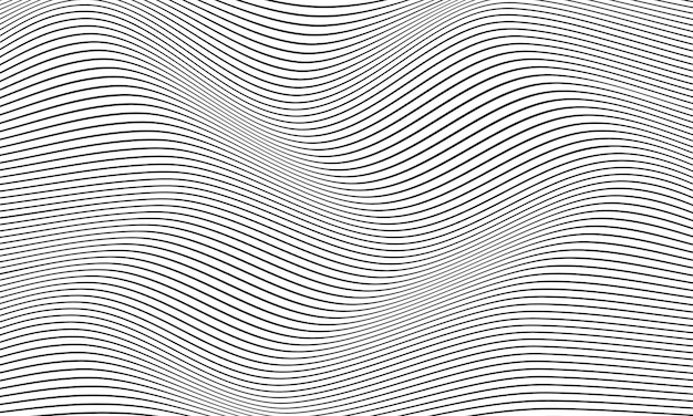 ein schwarz-weißer Hintergrund mit einem Linienmuster in der Mitte