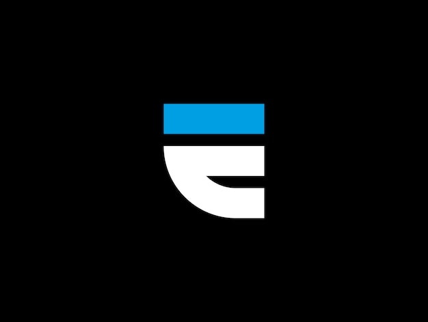 Ein schwarz-weißes Logo mit dem Buchstaben b darauf
