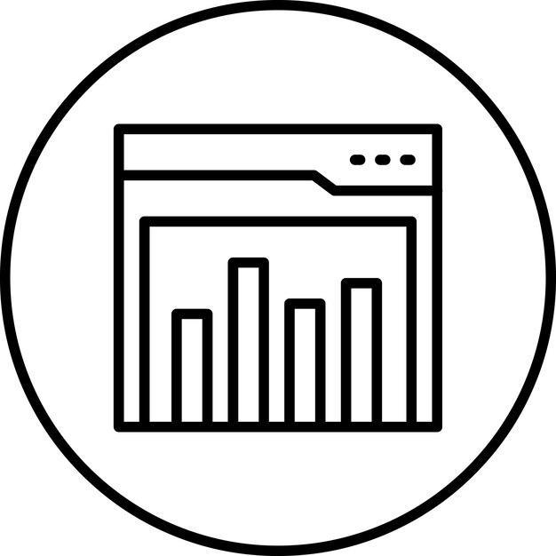 ein schwarz-weißes Logo mit einem Liniengraph in der Mitte