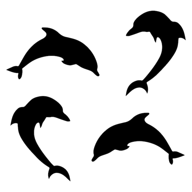 Ein Vektor für Fischsilhouetten