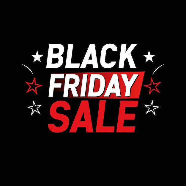 ein Verkaufsschild mit der Aufschrift Black Friday Sale