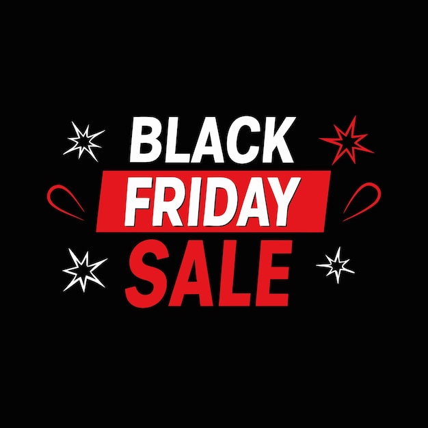ein Verkaufsschild mit der Aufschrift Black Friday Sale