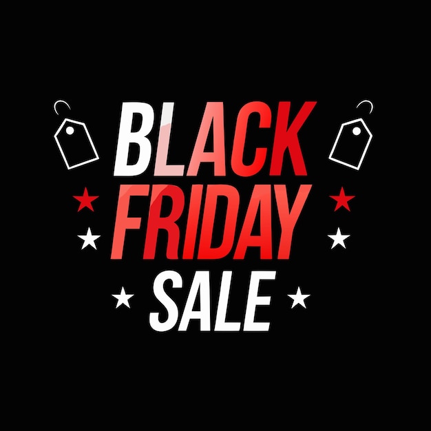 ein Verkaufsschild mit der Aufschrift Black Friday Sale