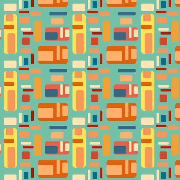 Ein Vintage-Kleid-Muster-Vektor-Download