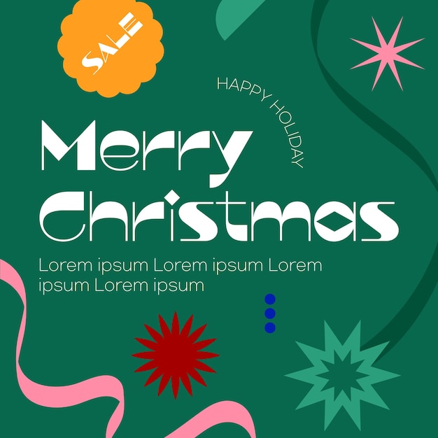 ein Weihnachtsverkaufsbanner