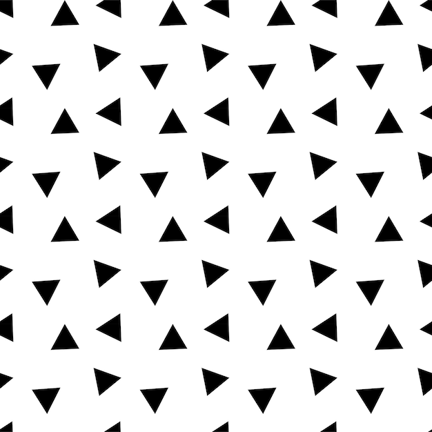 ein weißer Hintergrund mit schwarzen Dreiecken