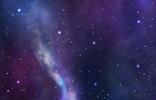 ein Weltraumhintergrund mit Sternen und Nebel im Hintergrund