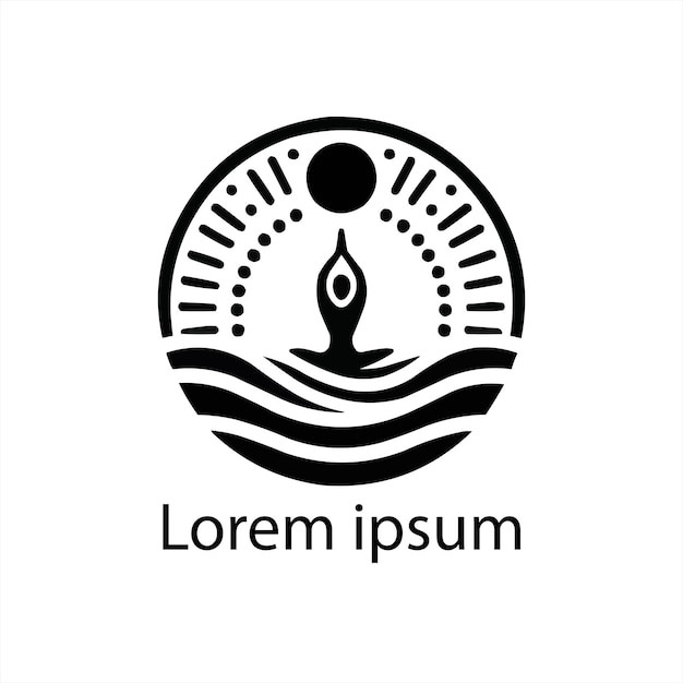 ein Yoga-Logo-Design für die Marke