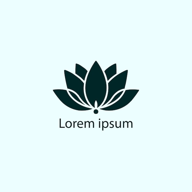 Ein Yoga-Logo-Design.