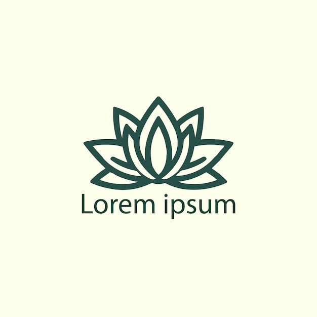 Ein Yoga-Logo-Design.