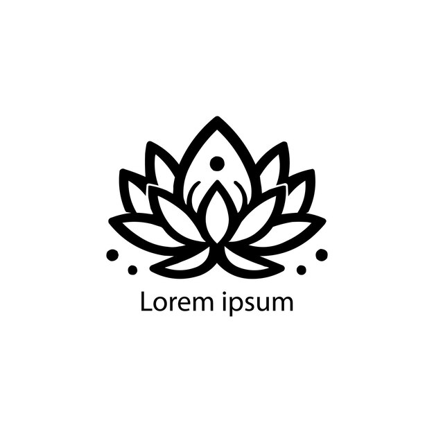 Vektor ein yoga-logo-design