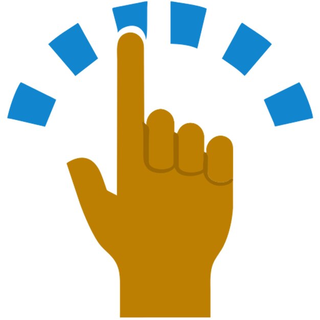 ein Zeigefinger-Symbol
