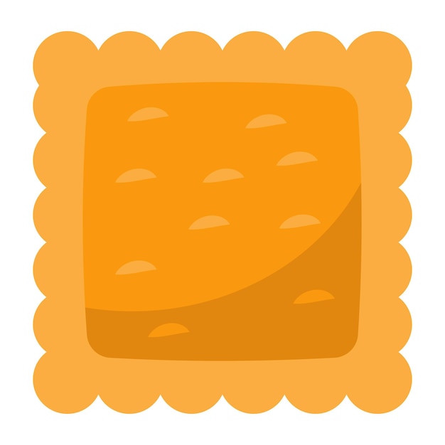 Vektor eine bearbeitbare design-ikone von keksen