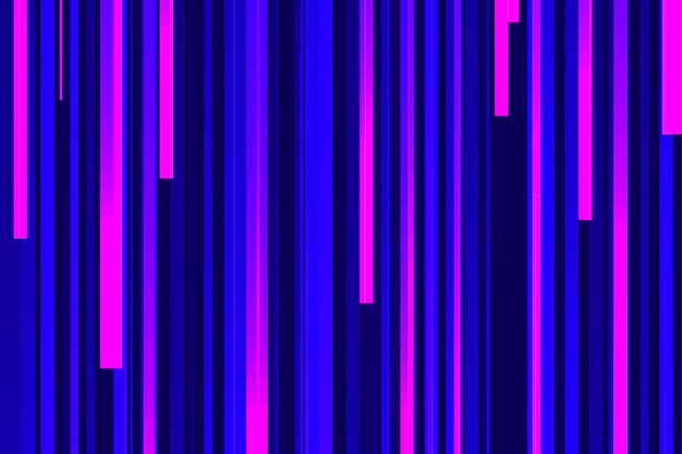 eine blaue Linie auf dunklem Hintergrund wird mit einer rosa und blauen Linie gezeigt