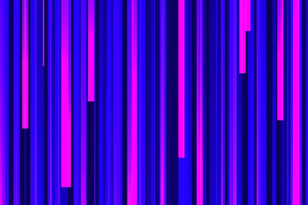 eine blaue Linie auf dunklem Hintergrund wird mit einer rosa und blauen Linie gezeigt