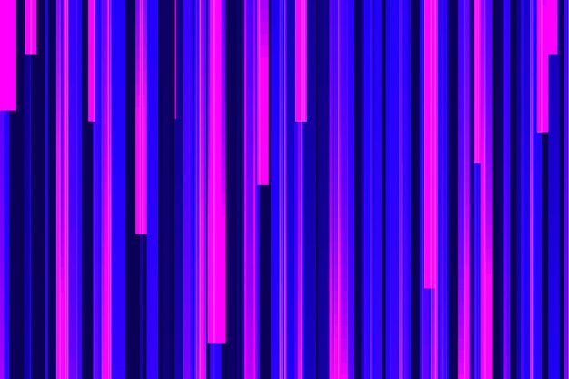 eine blaue Linie auf dunklem Hintergrund wird mit einer rosa und blauen Linie gezeigt