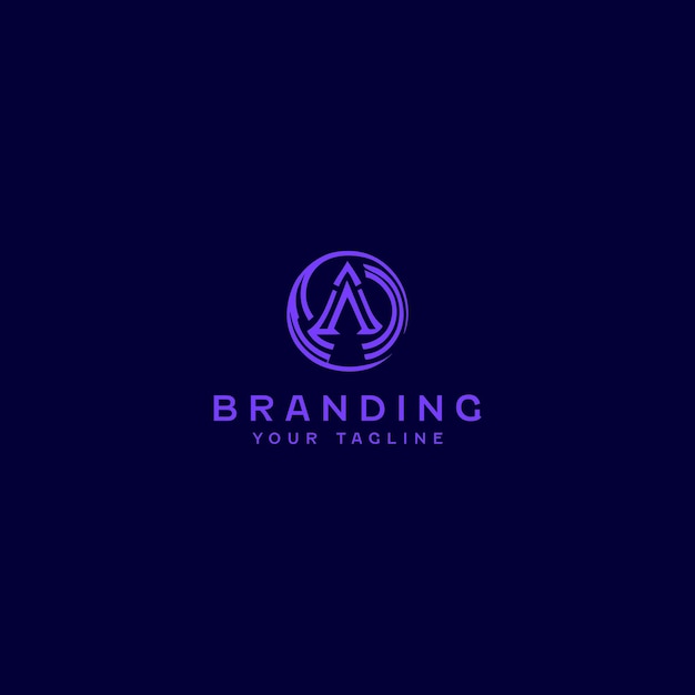 Eine Brief Logo Design-Vorlage