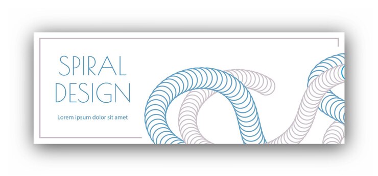 Vektor eine bunte spirale eine designvorlage für die gestaltung eines cover-banner-posters zusammensetzung für innenarchitektur, dekor und kreative ideen