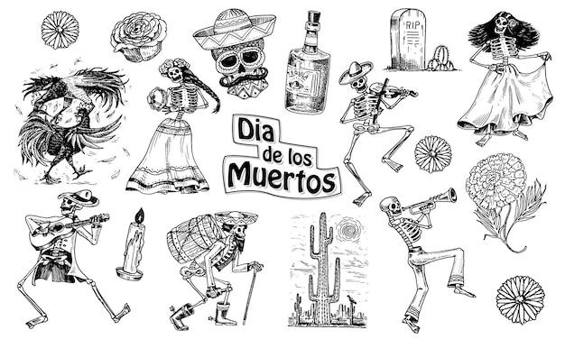 Eine collage aus bildern einer zeichentrickfigur mit dem wort mexikanisch darauf