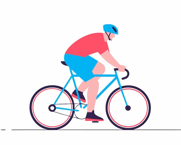 Eine Fahrradkonzeptionsillustration