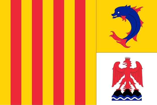 Eine flagge mit dem wort barca darauf