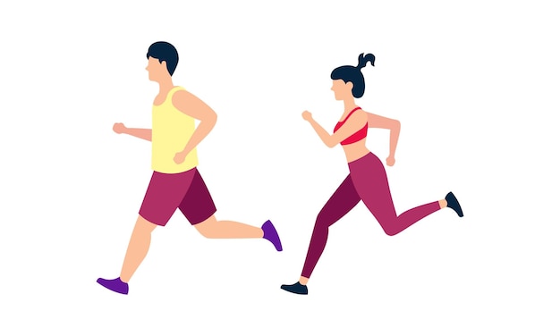 Eine Gruppe von Athleten läuft. Marathon, Wettkampf, Langlauf, Sportler, Athleten, Läufer
