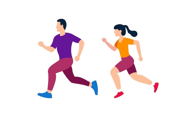 Eine Gruppe von Athleten läuft. Marathon, Wettkampf, Langlauf, Sportler, Athleten, Läufer
