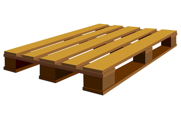 Eine Holzpalette mit dem Wort Holz darauf