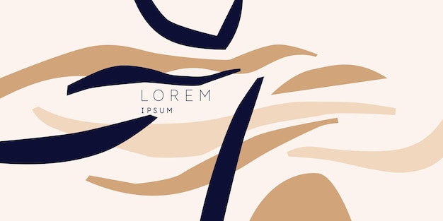 Eine Komposition mit abstrakten Elementen in einem beliebten Stil Hintergrund für Ihr Design