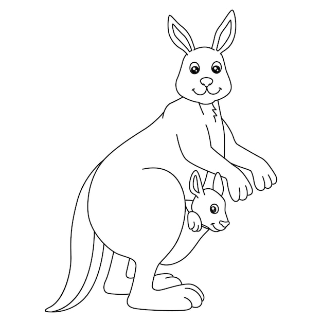 15+ Kangaroo Coloring Pages