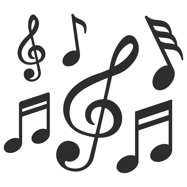 Eine Sammlung von Musiknoten für Ihre kreativen Projekte