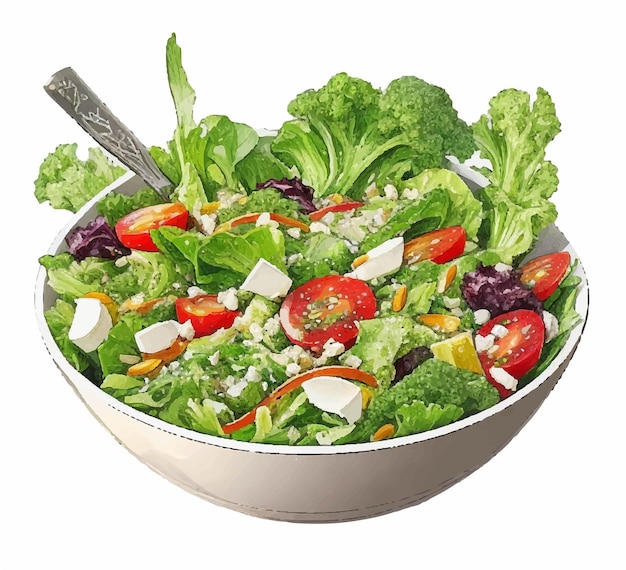 Eine Schüssel Salat