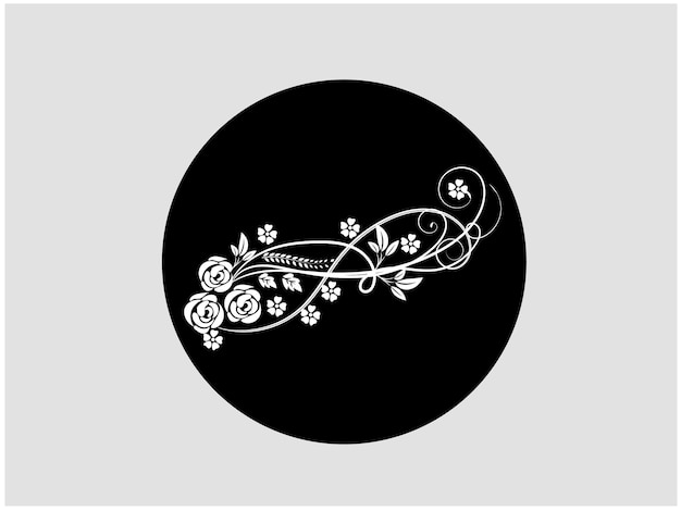 eine schwarz-weiße Zeichnung eines Mondes mit den Worten "Spring" darauf