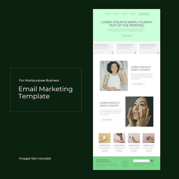 eine Website für die Website-Adresse