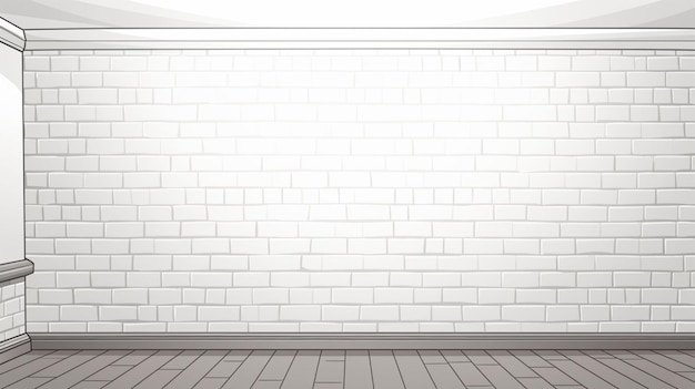 Vektor eine weiße backsteinmauer mit einem schild, auf dem steht, dass es unten kostenlos ist