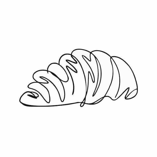 eine Zeichnung eines Hotdogs mit einem Löffel darin