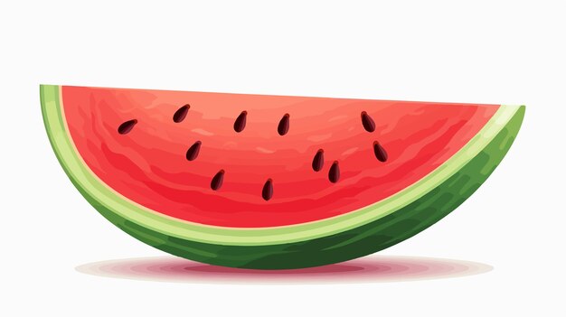 eine Zeichnung eines Wassermelons mit einer Zeichnung einer Wassermelone